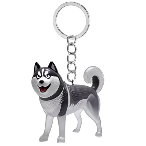 YUNGLOO Miniatur-Hundefigur-Schlüsselanhänger mit integriertem Tierhaar-Sammler, transparent, Katzenfell, Aufbewahrungsbox, Schlüsselanhänger, Andenken, Tierhaar, Schlüsselanhänger für Taschen YUNGLOO Miniatur-Hundefigur-Schlüsselanhänger mit integriertem Tierhaar-Sammler, transparent, Katzenfell, Aufbewahrungsbox, Schlüsselanhänger, Andenken, Tierhaar, Schlüsselanhänger für Taschen von YUNGLOO