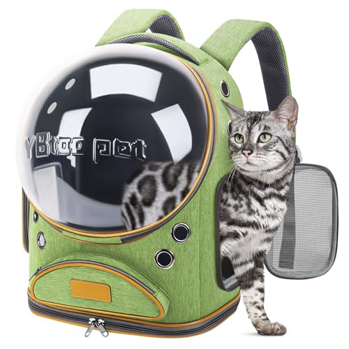 Katzenrucksack, atmungsaktiv, Katzenblasen-Rucksack, Upgrade, großer Platz, Katzentrage für Kitty, kleine Hunde, faltbar, von Fluggesellschaften zugelassener Katzenrucksack, vergrößert, transparenter Katzenrucksack, atmungsaktiv, Katzenblasen-Rucksack, Upgrade, großer Platz, Katzentrage für Kitty, kleine Hunde, faltbar, von Fluggesellschaften zugelassener Katzenrucksack, vergrößert, transparenter von YUNLINLI