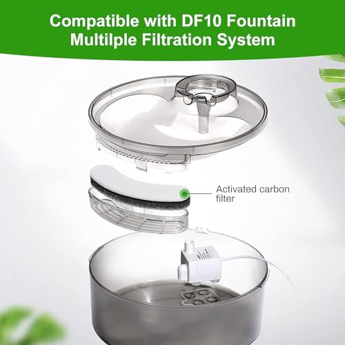 YUNNIAN 4/8pcs Haustierwasserspender Filter Ersatz Schwammpolster Für PET Wasserbrunnen Wiederverwendbarer Filterschaum Für Filtrati Ersatzfilter von YUNNIAN
