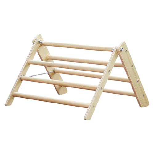 Faltbares Dreieckiger Hühner Barch Ständer Für Hühnerwaren Natürliche Holz Geflügel Habitat Accessoire Sparsparende Faltbare Hühnchen Barch von YUNNIAN