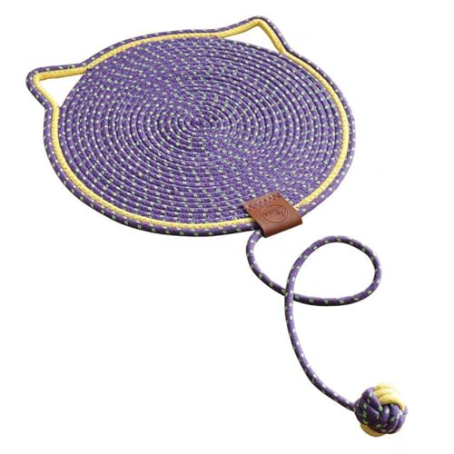 Lustige Katzenspielzeug Postmatte Baumwollseil Stilvolle Katzen Kratzmatte Rund Tierprodukt Für Krallenpflege Lustige Katzenspielzeug Postmatte Baumwollseil Stilvolle Katzen Kratzmatte Rund Tierprodukt Für Krallenpflege von YUNNIAN