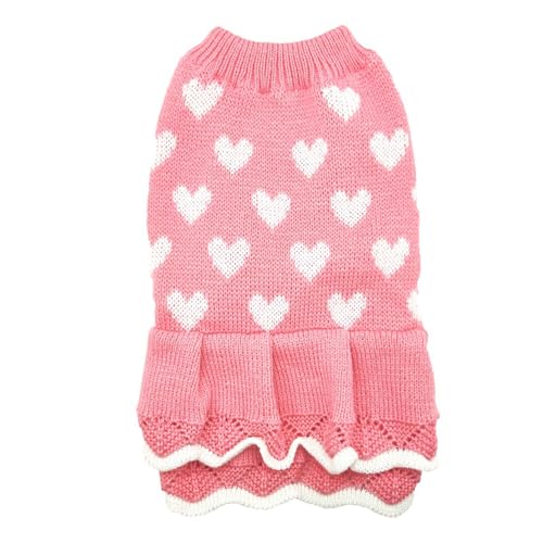 Schöne Herzmuster Designs Haustierpullover Kleid Für Kleine Hunde Alle Katzen Winter Warm Warmes Rollkragenpullover Mode Outfit Valentinstag Hundepullover Schöne Herzmuster Designs Haustierpullover Kleid Für Kleine Hunde Alle Katzen Winter Warm Warmes Rollkragenpullover Mode Outfit Valentinstag Hundepullover von YUNNIAN