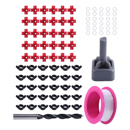 YUNNIAN ABS Plastik Hühnchen Wasserer Mit Edelstahl Nippel Automatische Geflügeltrinker Für Coops Käfig Und Leckdosenhygiene Zeitsparungs Setup Edelstahl Geflügel Wasserwanderwarzen von YUNNIAN