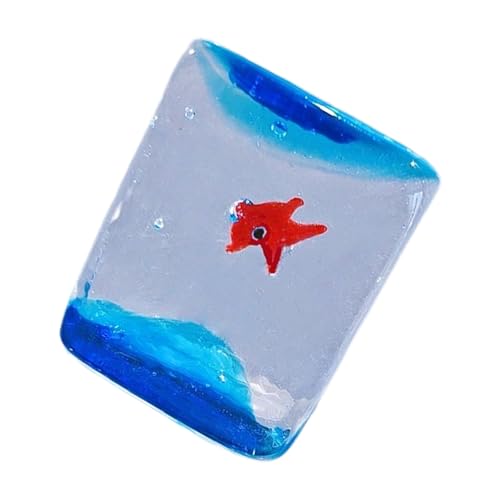 YUNNIAN Glasfischtanks Figuren Sammlerstücke Figuringlas Fischtanks Statue Für Home Office Schlafzimmer Aquarium Dekorationen Sammlerstücke Figuren von YUNNIAN