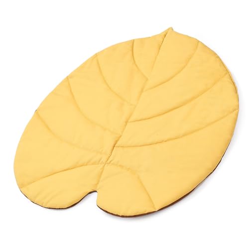 YUNNIAN Katzenbett Weiche Kissen Für Kleine Bis Große Katzenblatt Bett Bettpolster Tragbares Faltbares Accessoire Blatt Blatt Haustiermatte von YUNNIAN