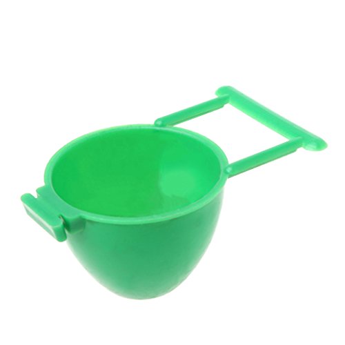 YUOIUX Waterer Bird Treat Holder Small Animal Fruit Vegetable Bowl Water Cup Feeder Toy Feeding Tool to Keep Cage von YUOIUX