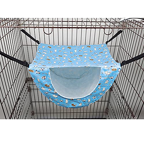YUR Doppelschichtige Katzen-Hängematte zum Aufhängen mit verstellbaren Riemen, starke Metallhaken, Haustierhaus, Kätzchenhöhle, Frettchen, Eichhörnchen, Spielschlafsack YUR Doppelschichtige Katzen-Hängematte zum Aufhängen mit verstellbaren Riemen, starke Metallhaken, Haustierhaus, Kätzchenhöhle, Frettchen, Eichhörnchen, Spielschlafsack von YUR