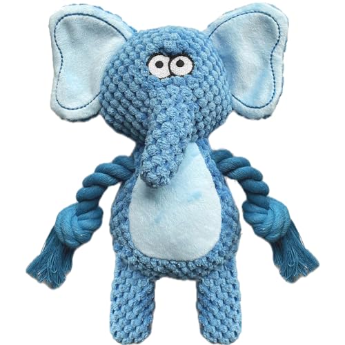 YUREMEEY Hundespielzeug, Kuscheltier Tauziehen Plüschhundespielzeug, Quietschende Hundespielzeuge mit Knitterpapier, Interaktives Stabiles Spielzeug, für Welpen Kleine Mittlere Hunde, Elefant YUREMEEY Hundespielzeug, Kuscheltier Tauziehen Plüschhundespielzeug, Quietschende Hundespielzeuge mit Knitterpapier, Interaktives Stabiles Spielzeug, für Welpen Kleine Mittlere Hunde, Elefant von YUREMEEY