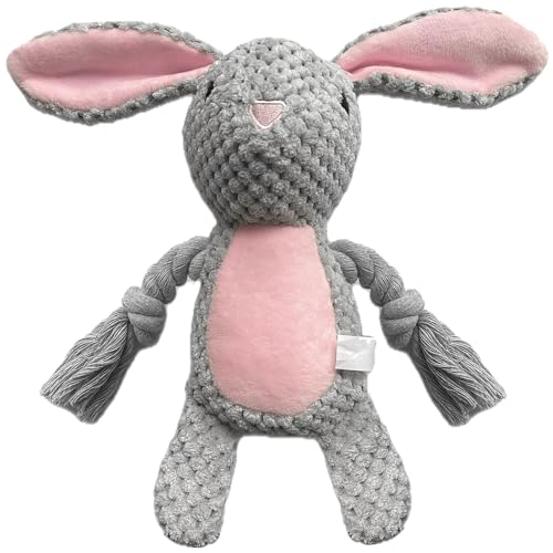 YUREMEEY Hundespielzeug, Kuscheltier Tauziehen Plüschhundespielzeug, Quietschende Hundespielzeuge mit Knitterpapier, Interaktives Stabiles Spielzeug, für Welpen Kleine Mittlere Hunde, Kaninchen YUREMEEY Hundespielzeug, Kuscheltier Tauziehen Plüschhundespielzeug, Quietschende Hundespielzeuge mit Knitterpapier, Interaktives Stabiles Spielzeug, für Welpen Kleine Mittlere Hunde, Kaninchen von YUREMEEY
