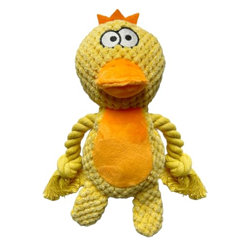 YUREMEEY Quietschendes Hundespielzeug, Plüsch Welpen Spielzeug, Kuscheltier Tauziehen Plüschhundespielzeug, Interaktives Spielzeug mit Knitterpapier, für Welpen Kleine Mittlere Hunde, Ente YUREMEEY Quietschendes Hundespielzeug, Plüsch Welpen Spielzeug, Kuscheltier Tauziehen Plüschhundespielzeug, Interaktives Spielzeug mit Knitterpapier, für Welpen Kleine Mittlere Hunde, Ente von YUREMEEY