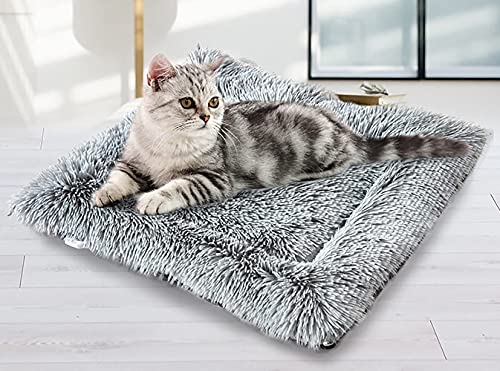 2-in-1 Katzenbett, selbstwärmend, wandelbare Thermo-Hundematte, Plüsch, pelziger Katzenschlafsack, faltbar, beruhigendes Haustierbett für Teddy/Kätzchen/Welpen/Pudel 2-in-1 Katzenbett, selbstwärmend, wandelbare Thermo-Hundematte, Plüsch, pelziger Katzenschlafsack, faltbar, beruhigendes Haustierbett für Teddy/Kätzchen/Welpen/Pudel von YURRO