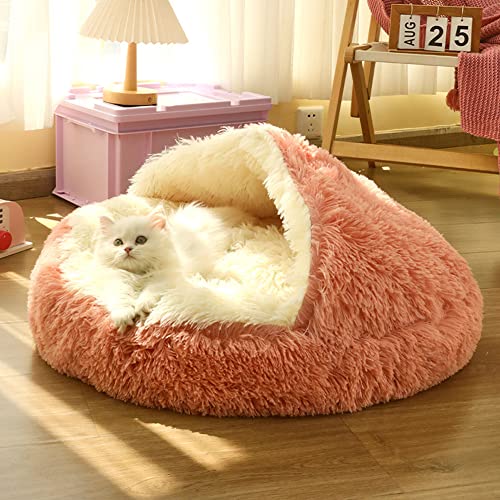 Beruhigendes Katzen-Donut-Bett, warm, Chichuahua-Welpen/Kätzchen, flauschig, Haustier-Schlummerbett, gemütliches Schwamm-Hundekissen, superweiches Kätzchen-Sofa von YURRO