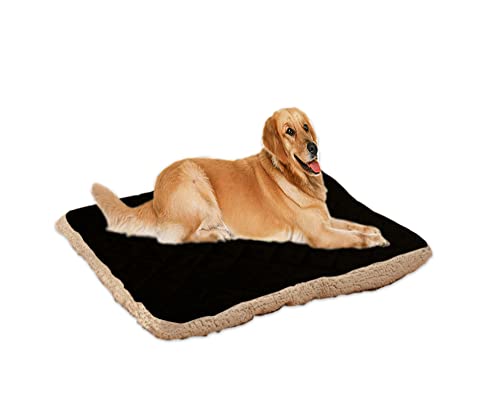 YURRO Hunde- und Katzenbett, orthopädische Entlastung, Hundematratze, Anti-Angst-Haustiermatte für Hundekäfig/Boden, langlebiges Deluxe-Plüsch-Hundekissen mit rutschfester Unterseite YURRO Hunde- und Katzenbett, orthopädische Entlastung, Hundematratze, Anti-Angst-Haustiermatte für Hundekäfig/Boden, langlebiges Deluxe-Plüsch-Hundekissen mit rutschfester Unterseite von YURRO