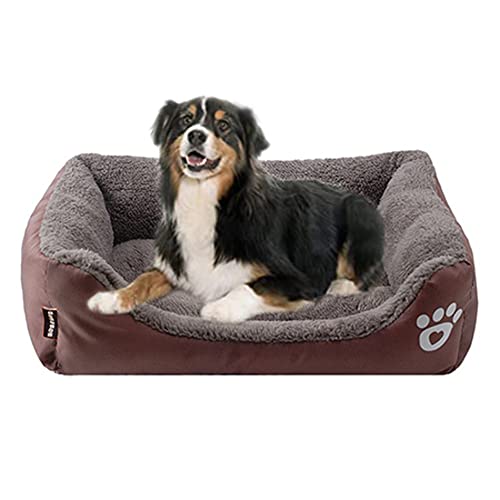 YURRO Hundekörbchen, waschbar, Größe XL, mittelgroß, wendbar, rutschfest, Hundehütte, Schlafliege, wasserdicht, orthopädisches Hundesofa von YURRO