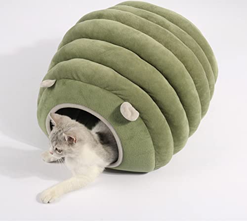 Mini-Iglu-Haustierbett, gemütliches Katzen-Kuschelhöhle-Bett, tragbares Hundehaus mit abnehmbarem Kissen, warmes Winter-Katzenbett, Sofa, Nest, Kätzchen-/Welpen-Schlafbett Mini-Iglu-Haustierbett, gemütliches Katzen-Kuschelhöhle-Bett, tragbares Hundehaus mit abnehmbarem Kissen, warmes Winter-Katzenbett, Sofa, Nest, Kätzchen-/Welpen-Schlafbett von YURRO