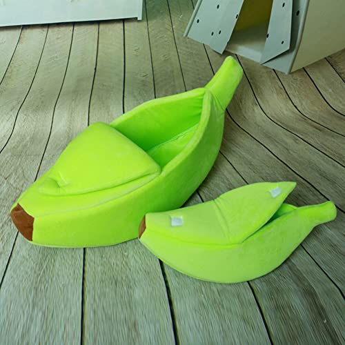 Niedliches Bananen-Katzenbett-Haus, schöne Hundehütte, weiche Kätzchen-Versteck-Höhle, warmer Welpen-Schlafsack für kleine Tiere, gemütliches Zwergspitz-Katzen-Kuschelbett Niedliches Bananen-Katzenbett-Haus, schöne Hundehütte, weiche Kätzchen-Versteck-Höhle, warmer Welpen-Schlafsack für kleine Tiere, gemütliches Zwergspitz-Katzen-Kuschelbett von YURRO