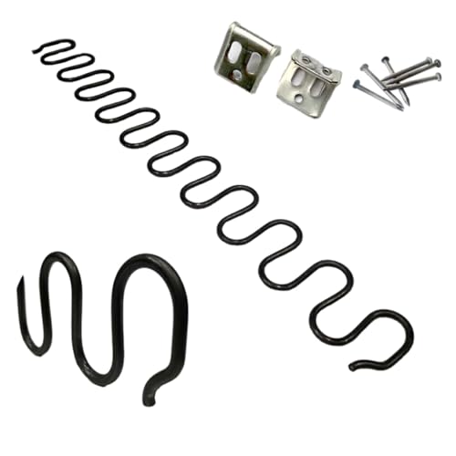 YUSSEQDD Möbelkomfort mit Premium Sofafedern, unübertroffene Elastizität und Haltbarkeit. Ersatz Sofa Stuhlfedern aus Metall, Flache Federlänge: 40 cm YUSSEQDD Möbelkomfort mit Premium Sofafedern, unübertroffene Elastizität und Haltbarkeit. Ersatz Sofa Stuhlfedern aus Metall, Flache Federlänge: 40 cm von YUSSEQDD