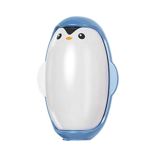 YUSSEQDD Tragbare Pinguin Roller Aufkleber Waschbar Tierhaarentferner Für Kleidung Und Teppiche Saug Pinsel ABS Wiederverwendbare Lint Roller, Blau YUSSEQDD Tragbare Pinguin Roller Aufkleber Waschbar Tierhaarentferner Für Kleidung Und Teppiche Saug Pinsel ABS Wiederverwendbare Lint Roller, Blau von YUSSEQDD