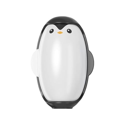 YUSSEQDD Tragbare Pinguin Roller Aufkleber Waschbar Tierhaarentferner Für Kleidung Und Teppiche Saug Pinsel ABS Wiederverwendbare Lint Roller, Schwarz YUSSEQDD Tragbare Pinguin Roller Aufkleber Waschbar Tierhaarentferner Für Kleidung Und Teppiche Saug Pinsel ABS Wiederverwendbare Lint Roller, Schwarz von YUSSEQDD