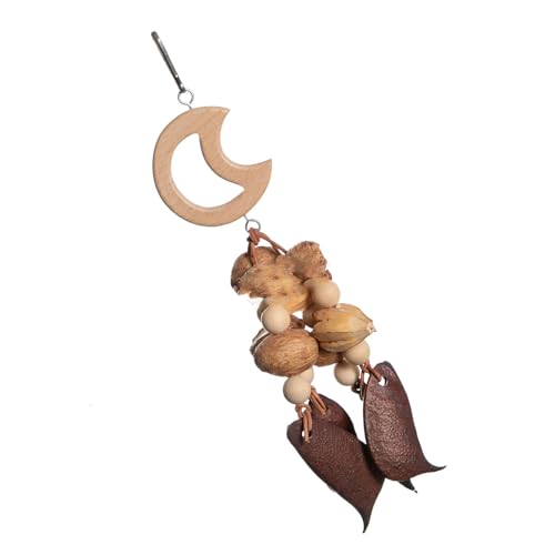 YUTNGYNG Anreichende Vogelspielzeug Birdcage Hanging Toy Natürlicher Tincone Kauen Block Lustiges Tränenrätsel Für Vogelverlobung Zerreißen von YUTNGYNG