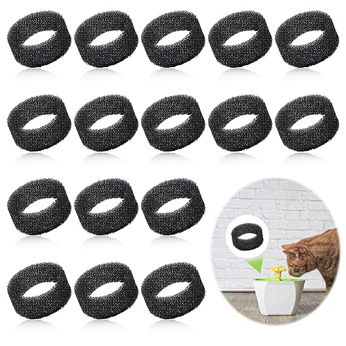 16 Stücke Filterschwamm Katzenbrunnen Filter, Filter für Katzenbrunnen, Filter Trinkbrunnen Katzen,Trinkbrunnen Filter Katzenbrunnen Edelstahl Katzenbrunnen Pumpe (2,5 L/ 84 Unzen) 16 Stücke Filterschwamm Katzenbrunnen Filter, Filter für Katzenbrunnen, Filter Trinkbrunnen Katzen,Trinkbrunnen Filter Katzenbrunnen Edelstahl Katzenbrunnen Pumpe (2,5 L/ 84 Unzen) von YUWJOOWEE