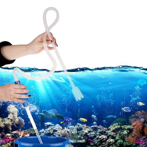Kleiner Hand-Wasserwechsler für Aquarien, mit Saugnapf von YUWJOOWEE