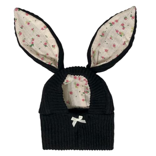 YUXITA Weihnachtsmütze für Haustiere, gestrickte Ohren, für Hunde und Katzen, Verkleidungszubehör, schöne Karnevals-Wintermütze, Haustierzubehör YUXITA Weihnachtsmütze für Haustiere, gestrickte Ohren, für Hunde und Katzen, Verkleidungszubehör, schöne Karnevals-Wintermütze, Haustierzubehör von YUXITA