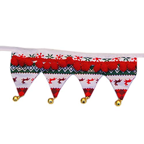 YUYAN Weihnachts-Plüsch-Schal für Hunde und Katzen, verstellbares Halsband, Halstuch, Speichel, Handtuch, Halskette, Pflegezubehör von YUYAN
