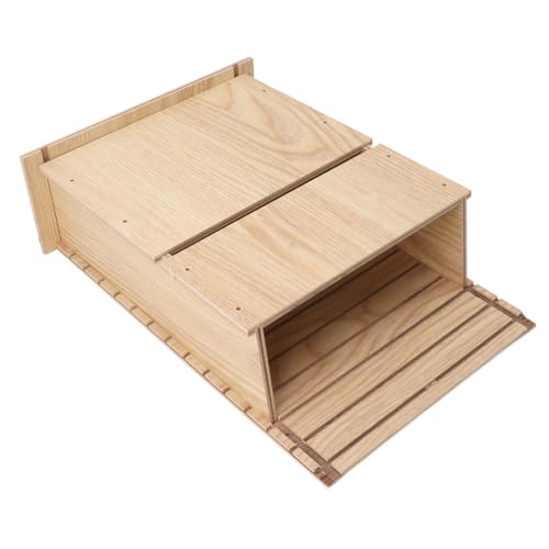 Fledermaushaus Im Freien, Fledermauskasten aus Holz, Fledermaushaus mit Einer Kammer, Fledermauskasten ohne Innenfarbe, Wetterfest, für Fledermäuse Leicht zu Landen und zu Schlafen Fledermaushaus Im Freien, Fledermauskasten aus Holz, Fledermaushaus mit Einer Kammer, Fledermauskasten ohne Innenfarbe, Wetterfest, für Fledermäuse Leicht zu Landen und zu Schlafen von YUYTE