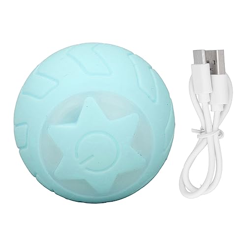YUYTE Interaktives Hundespielzeug, Automatisch Rollender Ball, um 360 Grad Selbstdrehendes Katzenballspielzeug mit LED-Licht, Intelligenter Bewegungssensor, für (Neutrale englische YUYTE Interaktives Hundespielzeug, Automatisch Rollender Ball, um 360 Grad Selbstdrehendes Katzenballspielzeug mit LED-Licht, Intelligenter Bewegungssensor, für (Neutrale englische von YUYTE