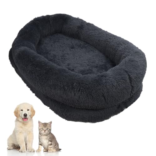 YUYTE Menschliches Hundebett, Rutschfestes, Riesiges Hundebett in Menschlicher Größe für Haustierfamilien, Maschinenwaschbares Sitzsackbett, Passend für Menschen und Haustiere YUYTE Menschliches Hundebett, Rutschfestes, Riesiges Hundebett in Menschlicher Größe für Haustierfamilien, Maschinenwaschbares Sitzsackbett, Passend für Menschen und Haustiere von YUYTE