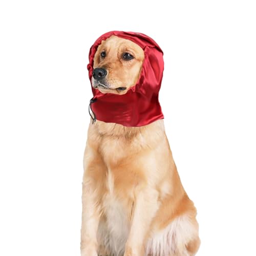 2 Stück Satin-Hundeschutz, Ohrenschutz, für Cocker Spaniel, Afghanischer Hound, Schlauchschal für glattes und glänzendes Fell 2 Stück Satin-Hundeschutz, Ohrenschutz, für Cocker Spaniel, Afghanischer Hound, Schlauchschal für glattes und glänzendes Fell von YUYUSO