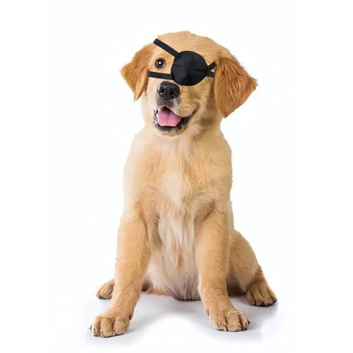YUYUSO Wasserdichte Augenklappe für Hunde, Augenklappe für Hunde, Augenschutz, Wundschutz für Hunde von YUYUSO