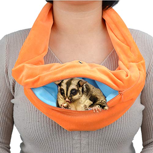 YUYUSO Sugar Glider Bonding Scarf Bonding Pouch Travel Sling Carrier Bag with 4 Air Holes for Pet Glider von YUYUSO