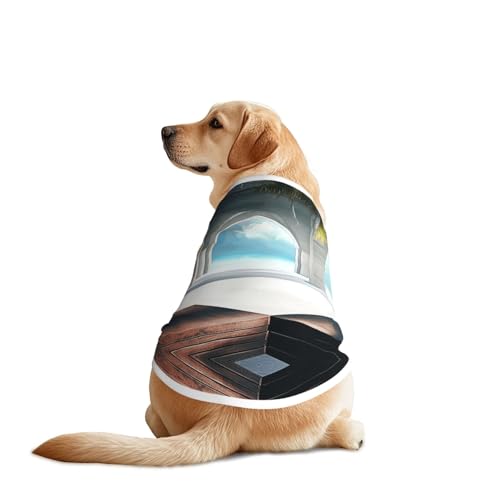 Beautiful House in The Morning Hunde-Shirt, atmungsaktiv, kühlend für große Hunde, Sonnenschutz, bequem, für Golden Retriever, Husky, Alaska, Outdoor-Aktivitäten, Größe 5XL Beautiful House in The Morning Hunde-Shirt, atmungsaktiv, kühlend für große Hunde, Sonnenschutz, bequem, für Golden Retriever, Husky, Alaska, Outdoor-Aktivitäten, Größe 5XL von YVNKHKU