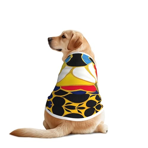 Bunte, biologische Formen, Hundebekleidung, atmungsaktiv, kühlend für große Hunde, Sonnenschutz, Komfort, für Golden Retriever, Husky, Alaska, Outdoor-Aktivitäten, Größe 5XL Bunte, biologische Formen, Hundebekleidung, atmungsaktiv, kühlend für große Hunde, Sonnenschutz, Komfort, für Golden Retriever, Husky, Alaska, Outdoor-Aktivitäten, Größe 5XL von YVNKHKU