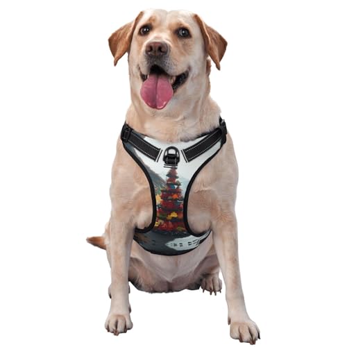 Candy Forest Premium-Hundegeschirr für kleine, mittelgroße und große Hunde, langlebig, kein Ziehen, mit reflektierenden Riemen und Schnellverschluss-Schnallen, Größe L Candy Forest Premium-Hundegeschirr für kleine, mittelgroße und große Hunde, langlebig, kein Ziehen, mit reflektierenden Riemen und Schnellverschluss-Schnallen, Größe L von YVNKHKU
