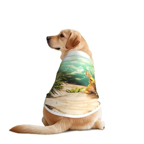 Chihuahua in tropischen Wäldern, Hundebekleidung, atmungsaktiv, kühlend für große Hunde, Sonnenschutz, Komfort, für Golden Retriever, Husky, Alaska, Outdoor-Aktivitäten, Größe XXL Chihuahua in tropischen Wäldern, Hundebekleidung, atmungsaktiv, kühlend für große Hunde, Sonnenschutz, Komfort, für Golden Retriever, Husky, Alaska, Outdoor-Aktivitäten, Größe XXL von YVNKHKU