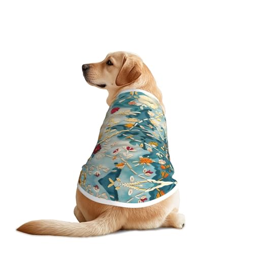 Chinesische Hundeweste aus Seide, atmungsaktiv, kühlend für große Hunde, Sonnenschutz, bequem, für Golden Retriever, Husky, Alaska, Outdoor-Aktivitäten, Größe 4XL Chinesische Hundeweste aus Seide, atmungsaktiv, kühlend für große Hunde, Sonnenschutz, bequem, für Golden Retriever, Husky, Alaska, Outdoor-Aktivitäten, Größe 4XL von YVNKHKU