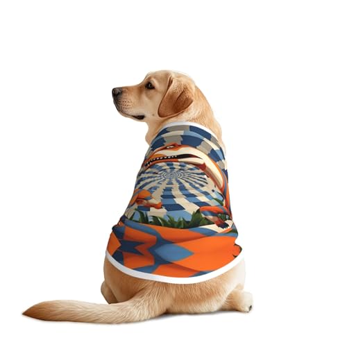 Dinosaurier-Hunde-Shirt, Hundekleidung, atmungsaktiv, kühlend für große Hunde, Sonnenschutz, Komfort für Golden Retriever, Husky, Alaska, Outdoor-Aktivitäten, Größe XXL Dinosaurier-Hunde-Shirt, Hundekleidung, atmungsaktiv, kühlend für große Hunde, Sonnenschutz, Komfort für Golden Retriever, Husky, Alaska, Outdoor-Aktivitäten, Größe XXL von YVNKHKU