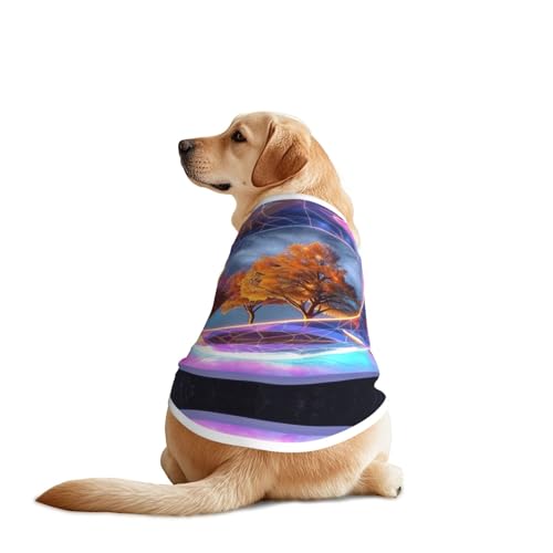 Dream Ball Hunde-Shirt, Weste, Hundekleidung, atmungsaktiv, kühlend für große Hunde, Sonnenschutz, Komfort für Golden Retriever, Husky, Alaska, Outdoor-Aktivitäten, Größe XXL von YVNKHKU