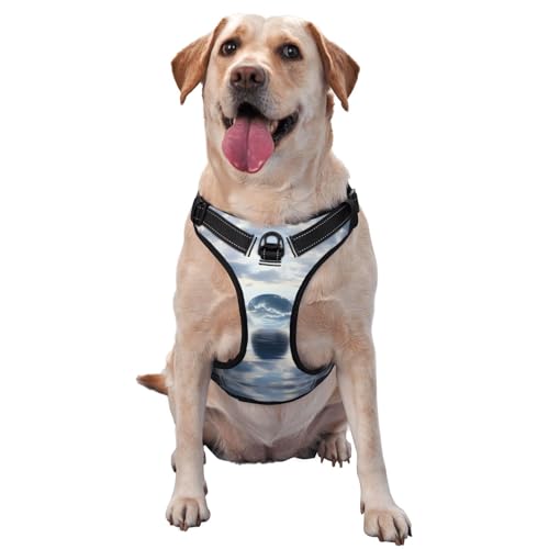 Dreamy Premium Hundegeschirr für kleine, mittelgroße und große Hunde, langlebig, kein Ziehen, mit reflektierenden Riemen und Schnellverschluss-Schnallen, Größe L Dreamy Premium Hundegeschirr für kleine, mittelgroße und große Hunde, langlebig, kein Ziehen, mit reflektierenden Riemen und Schnellverschluss-Schnallen, Größe L von YVNKHKU