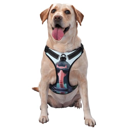 Fashion Animals Premium-Hundegeschirr für kleine, mittelgroße und große Hunde, langlebig, kein Ziehen, mit reflektierenden Riemen und Schnellverschluss-Schnallen, Größe S Fashion Animals Premium-Hundegeschirr für kleine, mittelgroße und große Hunde, langlebig, kein Ziehen, mit reflektierenden Riemen und Schnellverschluss-Schnallen, Größe S von YVNKHKU