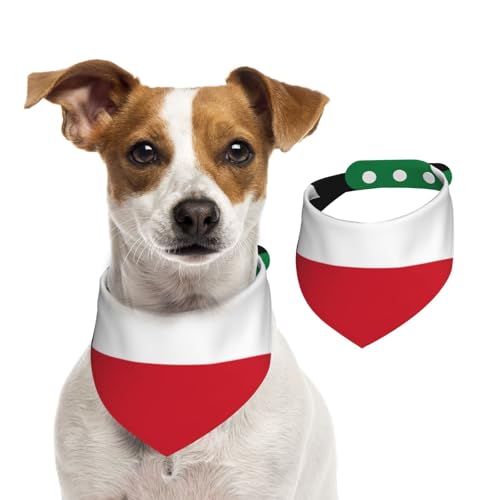 Haustierhalstuch, Motiv: Kuwaitische Flagge, für Frühling und Sommer, weiche Baumwolle, für Welpen, verstellbar, Zubehör für kleine, mittelgroße und große Mädchen, Jungen, Welpen von YVNKHKU