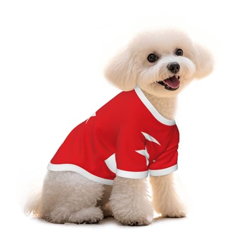 Hunde-T-Shirt, Motiv: Flagge der Türkei, für Welpen, Weste, Haustier und elastisches Tank-Top, Kleidung, Hunde und Katzen, niedlich, atmungsaktiv, weich, Größe L Hunde-T-Shirt, Motiv: Flagge der Türkei, für Welpen, Weste, Haustier und elastisches Tank-Top, Kleidung, Hunde und Katzen, niedlich, atmungsaktiv, weich, Größe L von YVNKHKU