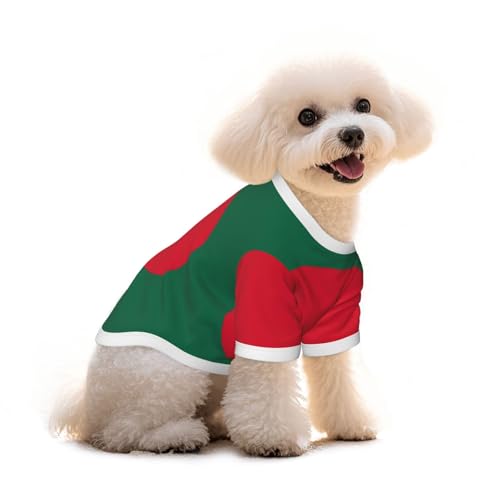 Hunde-T-Shirt, Motiv: Flagge von Bangladesch, Kleidung, Welpen, Weste, Haustier und elastisches Tank-Top, Kleidung, Hunde und Katzen, niedlich, atmungsaktiv, weich, Größe M Hunde-T-Shirt, Motiv: Flagge von Bangladesch, Kleidung, Welpen, Weste, Haustier und elastisches Tank-Top, Kleidung, Hunde und Katzen, niedlich, atmungsaktiv, weich, Größe M von YVNKHKU