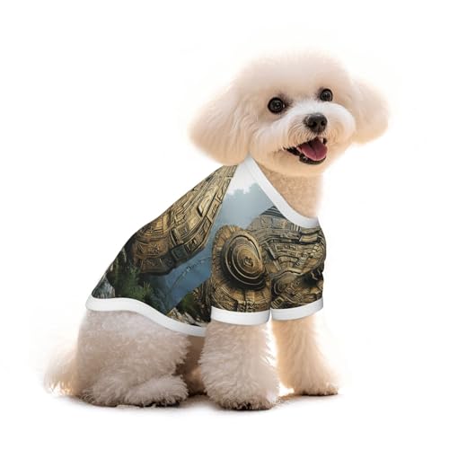 Hunde-T-Shirt mit Eisenbogen-Tor-Muster, Kleidung, Welpenweste, Haustier und elastisches Tank-Top, Kleidung, Hunde und Katzen, niedlich, atmungsaktiv, weich, Größe M Hunde-T-Shirt mit Eisenbogen-Tor-Muster, Kleidung, Welpenweste, Haustier und elastisches Tank-Top, Kleidung, Hunde und Katzen, niedlich, atmungsaktiv, weich, Größe M von YVNKHKU