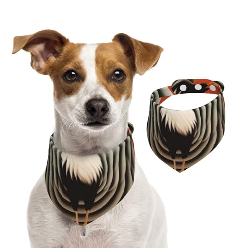 Hundehalstuch, Hühnerhaus, für Frühling und Sommer, weiche Baumwolle, verstellbares Zubehör für kleine, mittelgroße und große Mädchen, Jungen, Welpen, Größe L von YVNKHKU