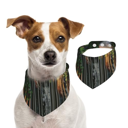 Hundehalstuch, feines Wassertropfen-Design, für Frühling und Sommer, weiche Baumwolle, für Welpen, verstellbar, Zubehör für kleine, mittelgroße und große Mädchen, Jungen, Welpen von YVNKHKU