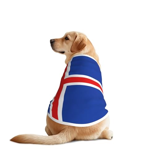 Hundehemd mit Flagge von Island, atmungsaktiv, kühlend für große Hunde, Sonnenschutz, Komfort, für Golden Retriever, Husky, Alaska, Outdoor-Aktivitäten, Größe XL Hundehemd mit Flagge von Island, atmungsaktiv, kühlend für große Hunde, Sonnenschutz, Komfort, für Golden Retriever, Husky, Alaska, Outdoor-Aktivitäten, Größe XL von YVNKHKU